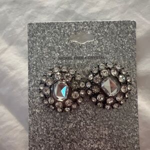 Silver Crystal earrings